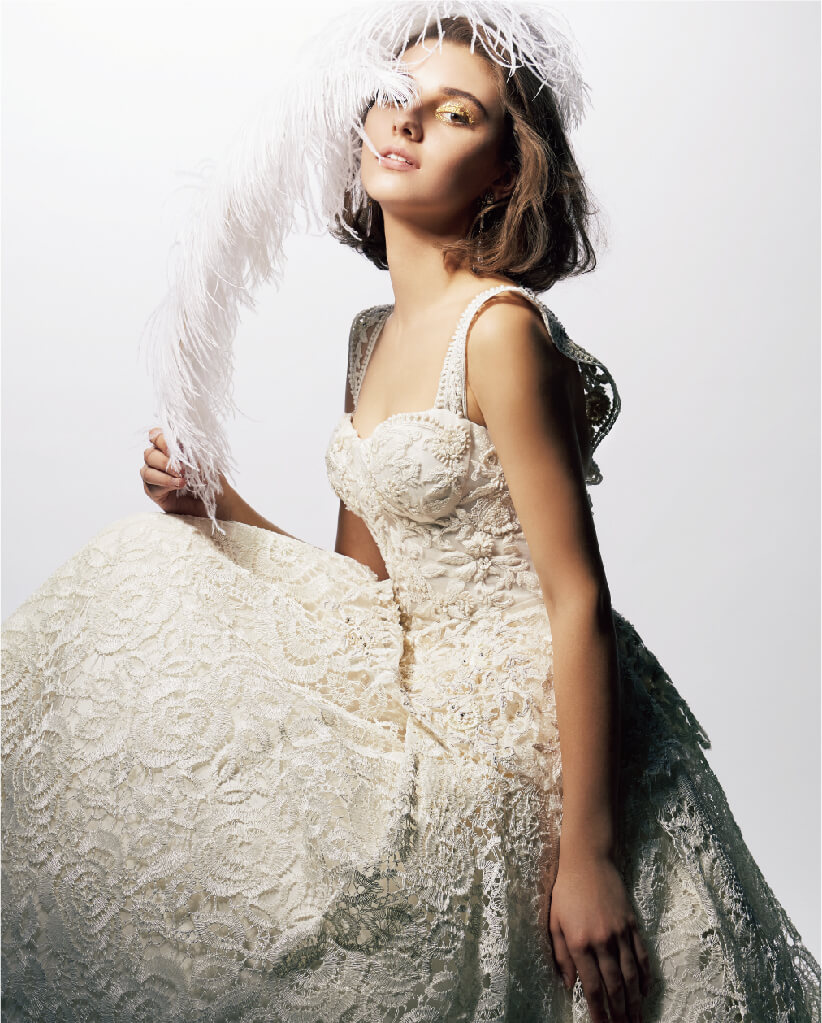 DRESS:03-20123 / EARRINGS:07-8630