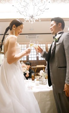 ANTONIO RIVAのマーメイドドレスで過ごすスタイリッシュWedding