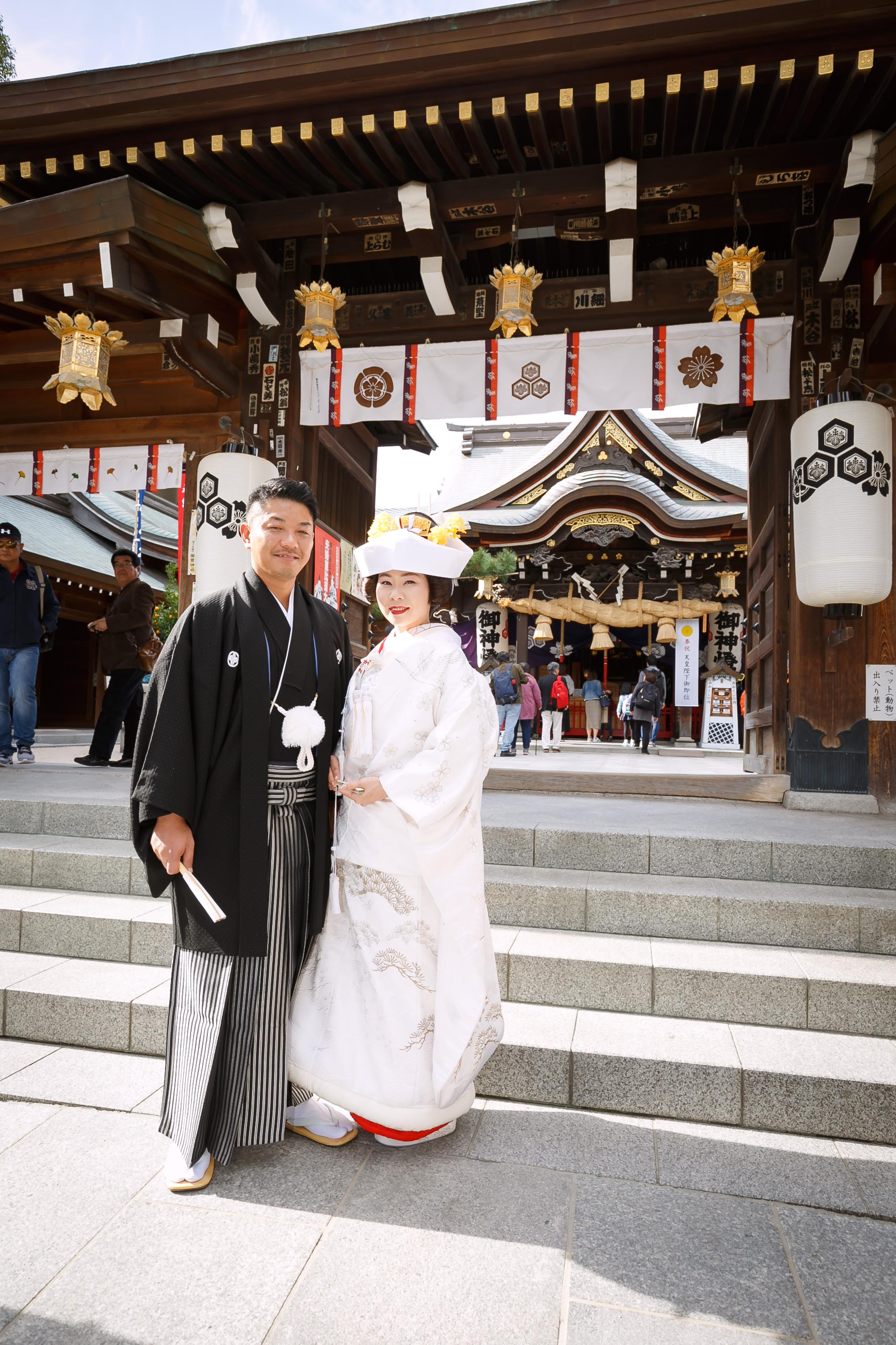 フォトギャラリー 櫛田神社 福岡 の結婚式 Juno ジュノ ウェディングドレスレンタル