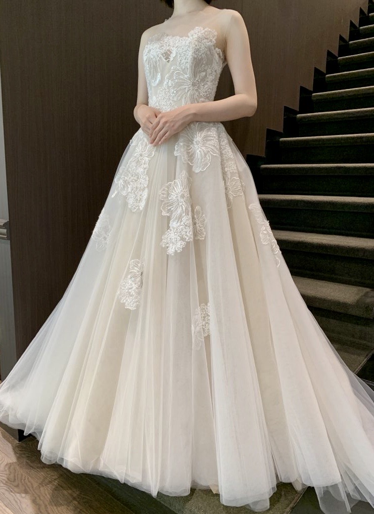 JUNO　ジュノ　ウエディング　ドレス　ウェディング　Wedding dress Color INES DI SANTO　イネス　ディ　サント