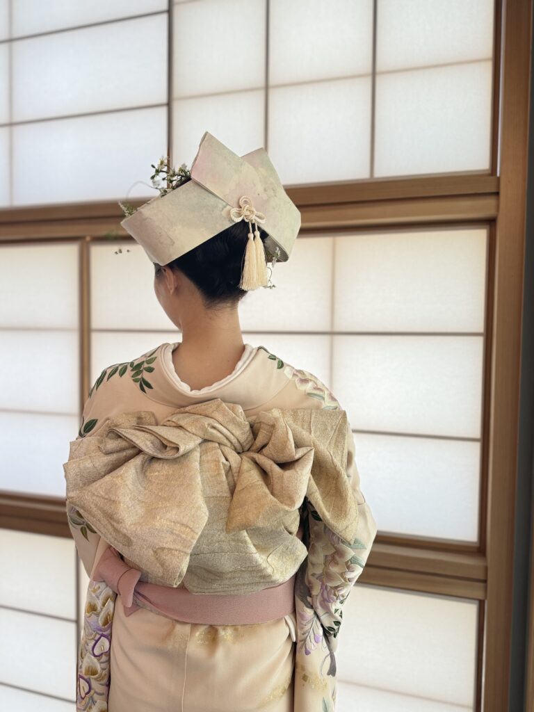 引振袖　和装婚　藤の花　本振袖　和装コーディネート　Japanese Kimono Wedding　Juno　ジュノ