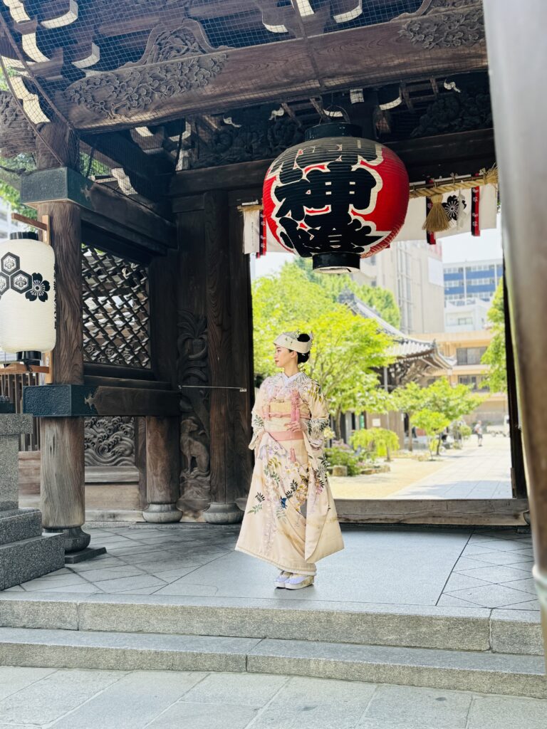 引振袖　和装婚　藤の花　本振袖　和装コーディネート　Japanese Kimono Wedding　Juno　ジュノ