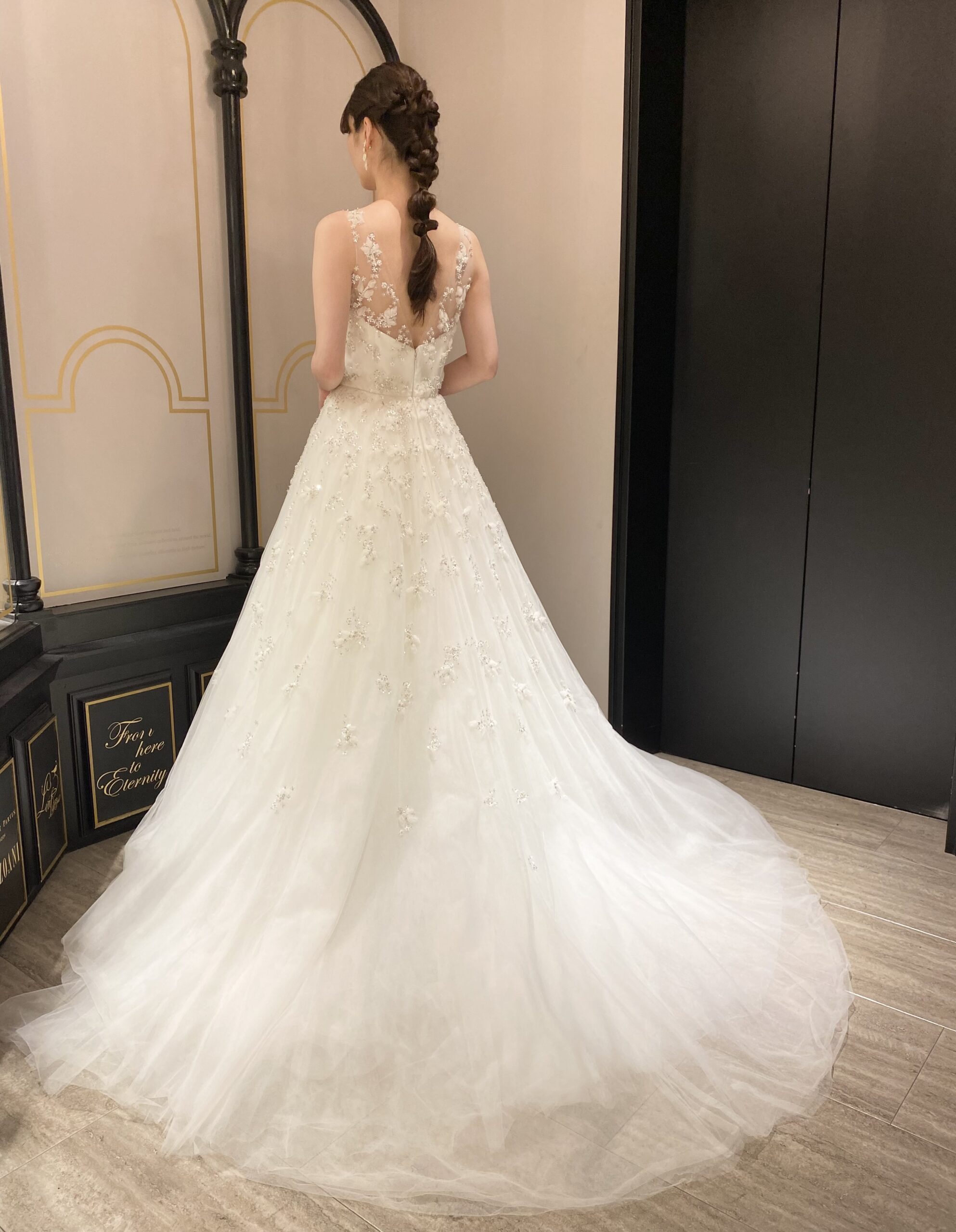 KENNETH POOL ケネスプール ウェディングドレス Weddingdress ビーディング　ドレス　フラワーモチーフ