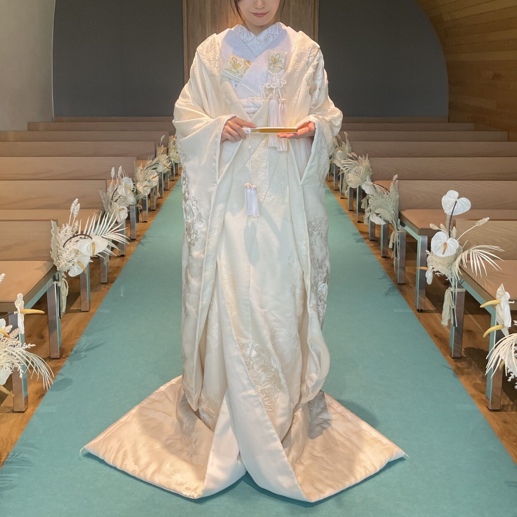 おすすめの白無垢のご紹介＝吉祥花の丸紋＝ | BLOG | 白無垢 | 白無垢