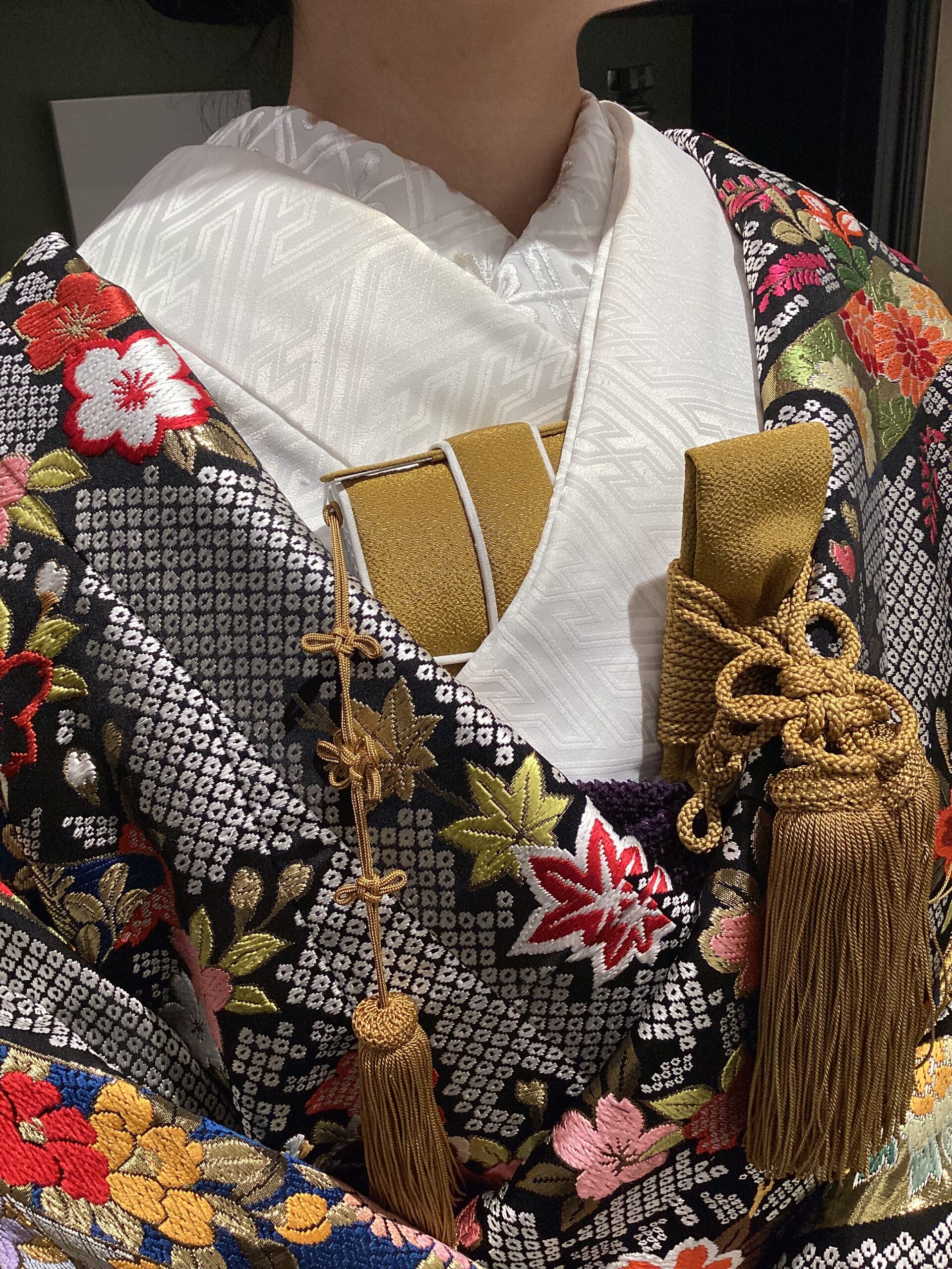 和装　和装コーディネート　疋田熨斗花車文　ひったのしはなぐるまもん　色打掛　Japanese wedding　KIMONO　JUNO　ジュノ