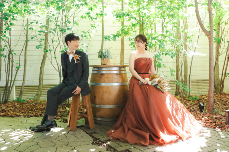 【Wedding Report】挙式と前撮りで叶う自然溢れるアットホームウェディング