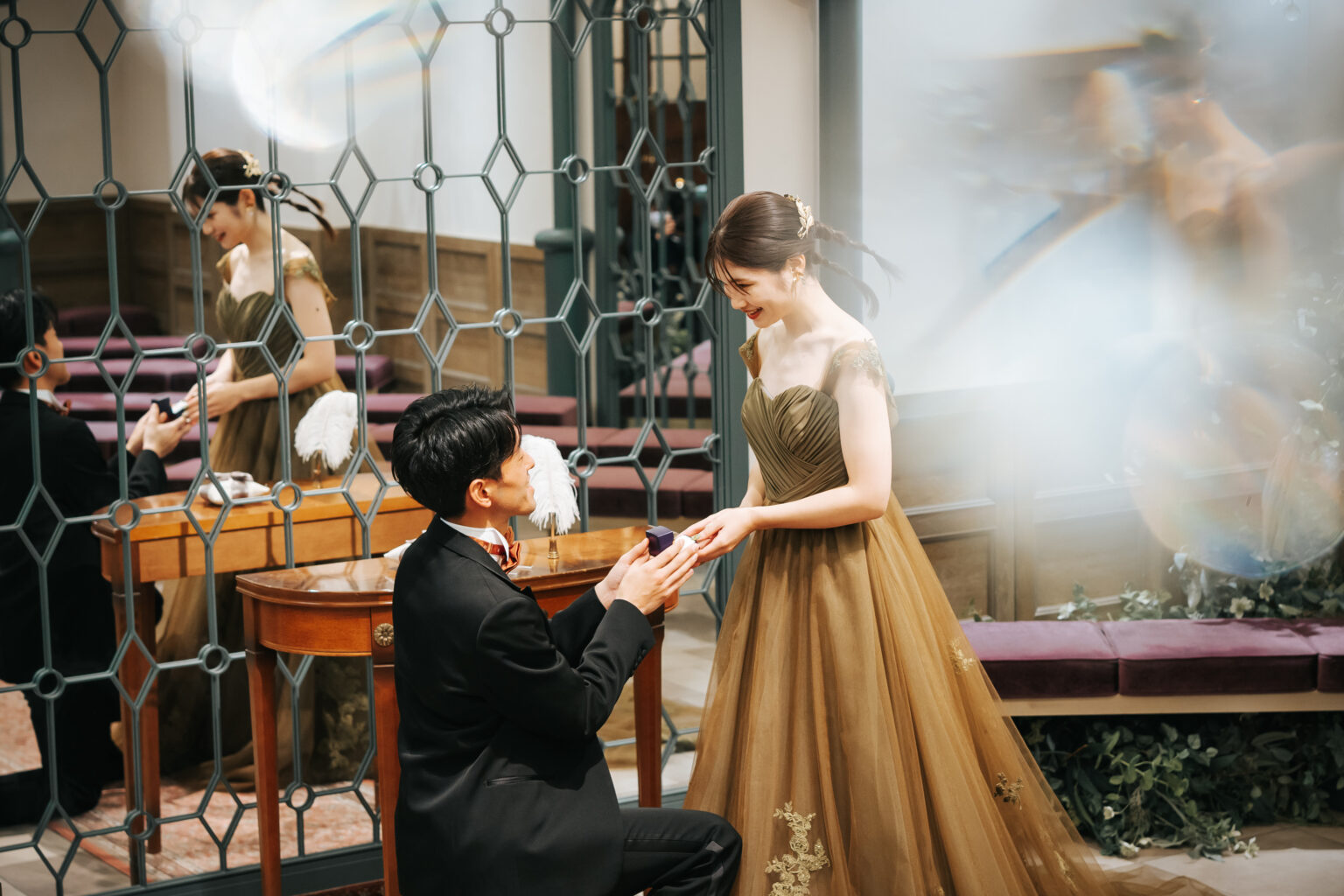 【Photo Wedding Report】おふたりの想い溢れる会場での前撮り～アニバーサリーアン恵比寿～