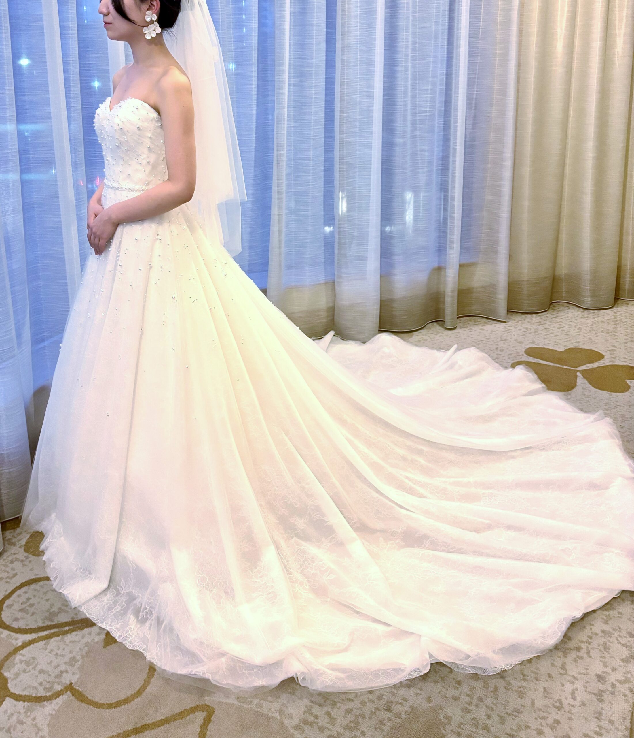 INES DI SANTO イネス・ディ・サント PEARL パール　ウェディングドレス　Wedding Dress JUNO ジュノ