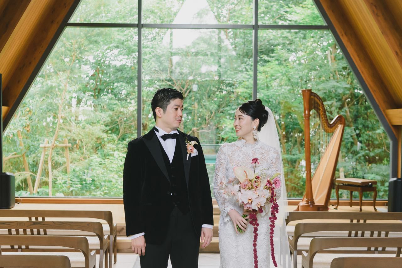 【Wedding Report】高宮庭園茶寮で叶えるおふたりのこだわりが詰まった“作品”のような結婚式