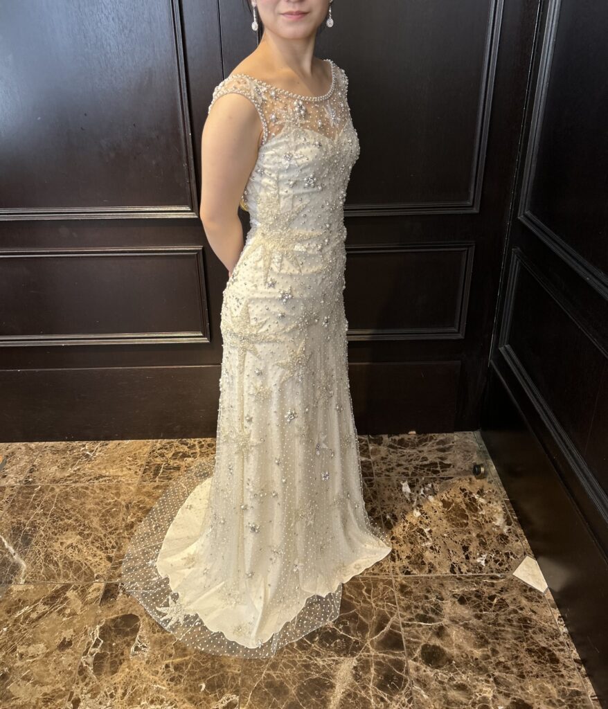 Jenny Packham　ジェニー・パッカム　　JOLENE　ジョリーン　Wedding Dress　ウェディングドレス　スレンダー　ビーディング　JUNO ジュノ　スター　星