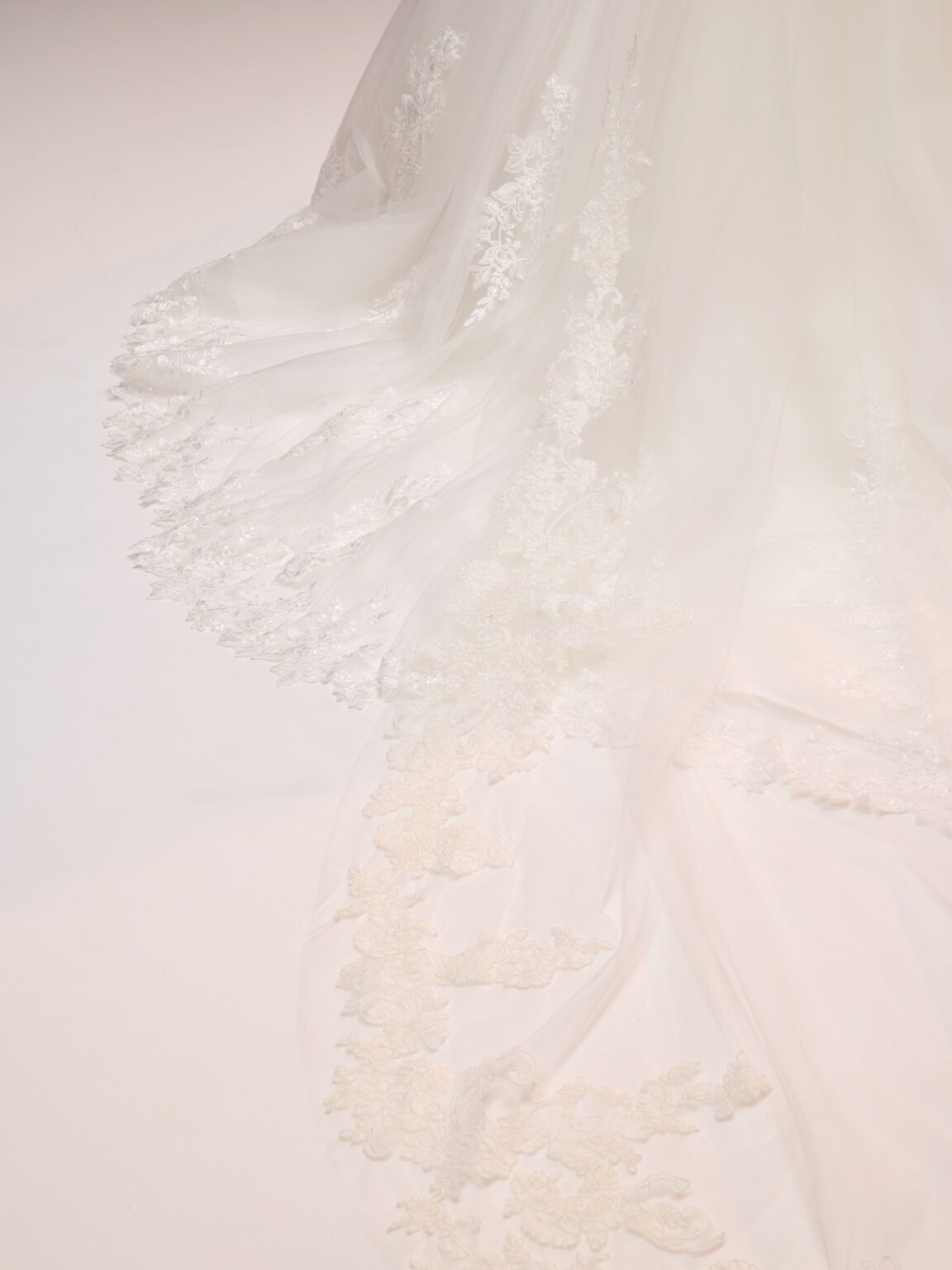 Meyer メイヤー ドームライン チュールドレス ウェディングドレス 結婚式 花嫁 wedding dress weddingdress エスム esum オフショルダー ショール ケープ ドームラインワイド ボリュームドレス プリンセスライン プリンセスドレス ウェディング ホテルウェディング レース スパンコール